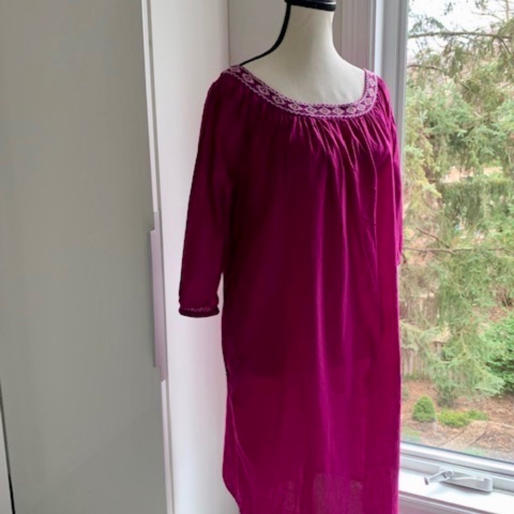Zara home beach tunic pink  medium